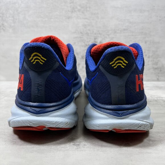 Hoka One One Clifton 9 Running Shoes - Men's Size 8.5 - Blue - Picture 6 of 10